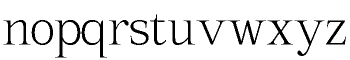 Mount Sagilite Extra Light Font LOWERCASE