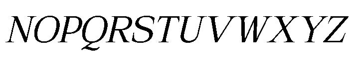 Mount Sagilite Light Italic Font UPPERCASE