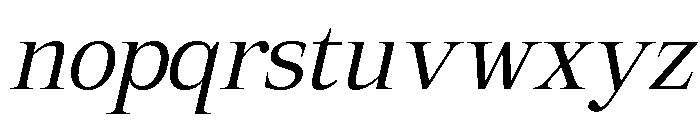 Mount Sagilite Light Italic Font LOWERCASE