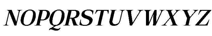 Mount Sagilite Medium Italic Font UPPERCASE