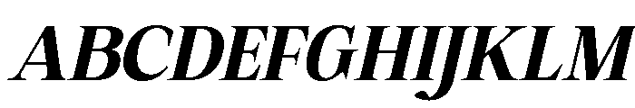 Mount Sagilite Semi Bold Italic Font UPPERCASE