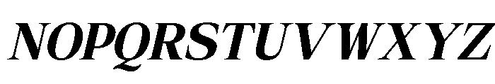 Mount Sagilite Semi Bold Italic Font UPPERCASE