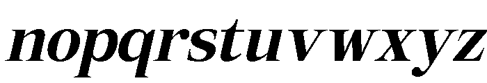 Mount Sagilite Semi Bold Italic Font LOWERCASE