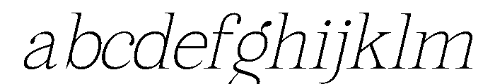 Mount Sagilite Thin Italic FONT