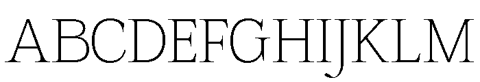 Mount Sagilite Thin Font UPPERCASE