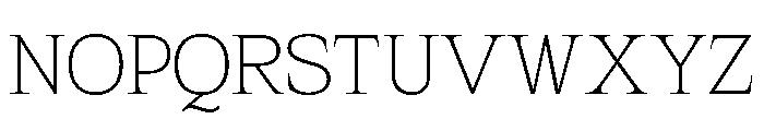 Mount Sagilite Thin Font UPPERCASE