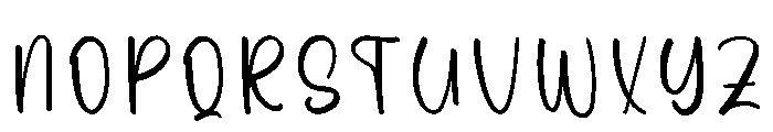 Mountain Calligraph Font UPPERCASE