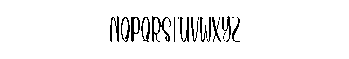 Mountain January Font UPPERCASE