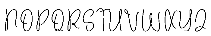 Mountain Journey Font UPPERCASE