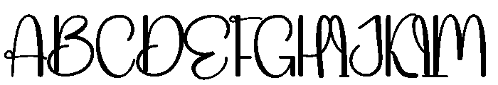 Mountain Newyear Font UPPERCASE