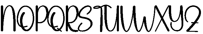 Mountain Newyear Font UPPERCASE