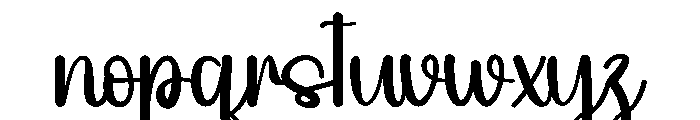Mountain Newyear Font LOWERCASE