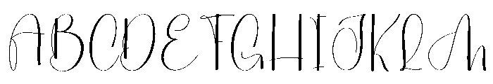 Mountain Waterclean Font UPPERCASE