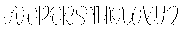Mountain Waterclean Font UPPERCASE