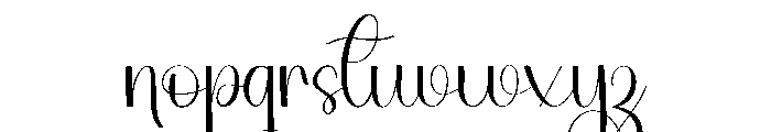 Mountain Waterclean Font LOWERCASE