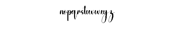 Mountain2 Font LOWERCASE
