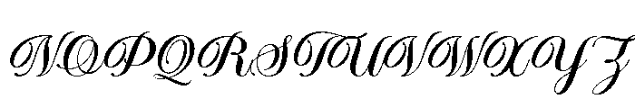 Mountleaf Regular Font UPPERCASE