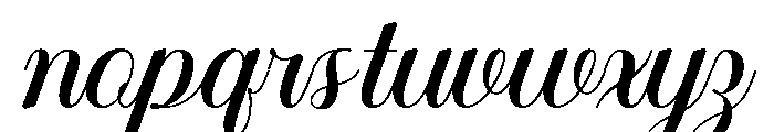 Mountleaf Regular Font LOWERCASE