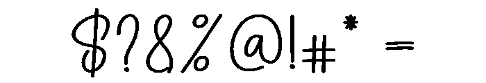 Mountly Font OTHER CHARS