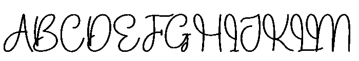 Mountly Font UPPERCASE