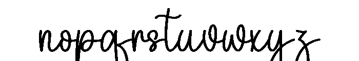 Mountly Font LOWERCASE