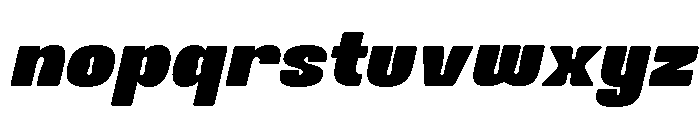 Mourkit Italic Font LOWERCASE