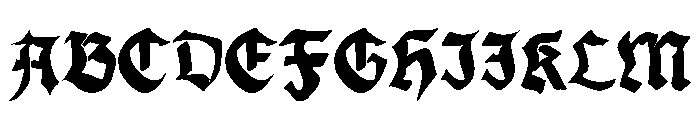 MournVeil Font UPPERCASE