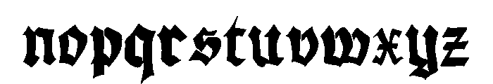 MournVeil Font LOWERCASE