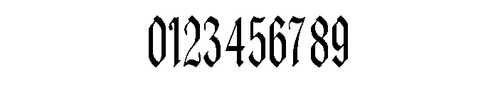 Mourning Saint Font OTHER CHARS