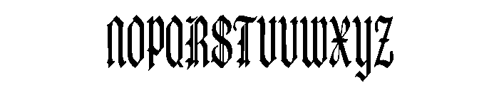 Mourning Saint Font UPPERCASE