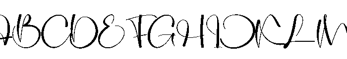 Moutley Font UPPERCASE
