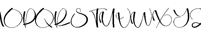 Moutley Font UPPERCASE