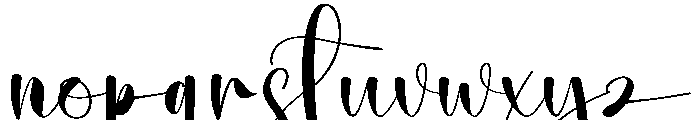 Moutley Font LOWERCASE