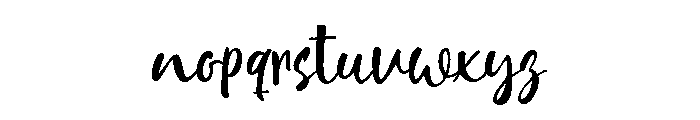 Moveday Font LOWERCASE