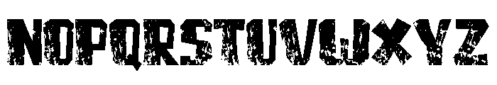 Movie Grunge Font LOWERCASE