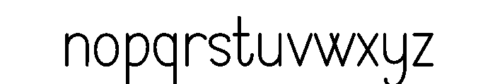 Movies Coming Regular Font LOWERCASE