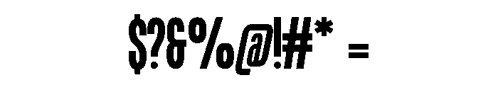 Moving Regular Font OTHER CHARS