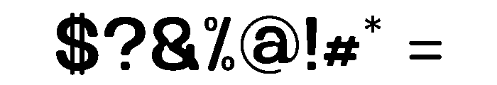 Mozarelly Font OTHER CHARS