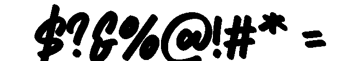 Mozua Font OTHER CHARS