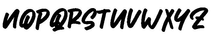 Mozua Font UPPERCASE