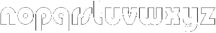 MO Behaus Line otf (400) Font LOWERCASE