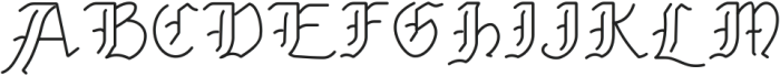 MO Calolden Regular ttf (400) Font UPPERCASE