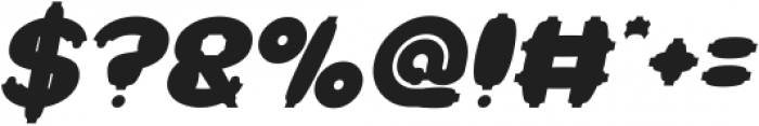 MODERN CRAFT Bold Italic otf (700) Font OTHER CHARS