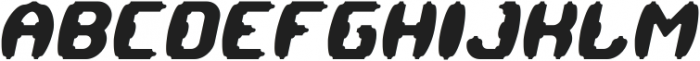 MODERN CRAFT Italic otf (400) Font UPPERCASE