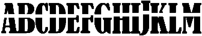 MODERNITALY Regular otf (400) Font UPPERCASE