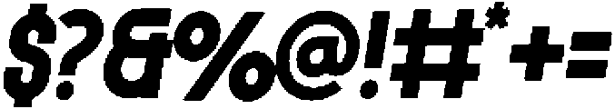 MODULAR Italic 16 ttf (400) Font OTHER CHARS