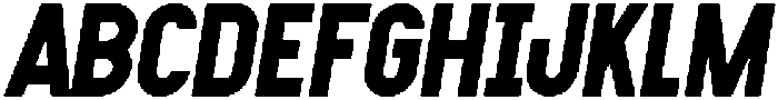 MODULAR Italic 16 ttf (400) Font UPPERCASE