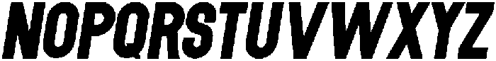 MODULAR Italic 16 ttf (400) Font LOWERCASE