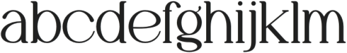 MOELA Regular otf (400) Font LOWERCASE