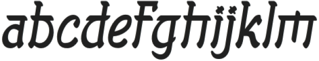 MOLYAN Slant otf (400) Font LOWERCASE